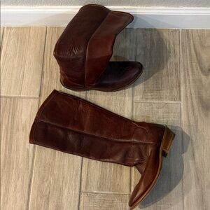 Vince Camuto Brown Leather Boots